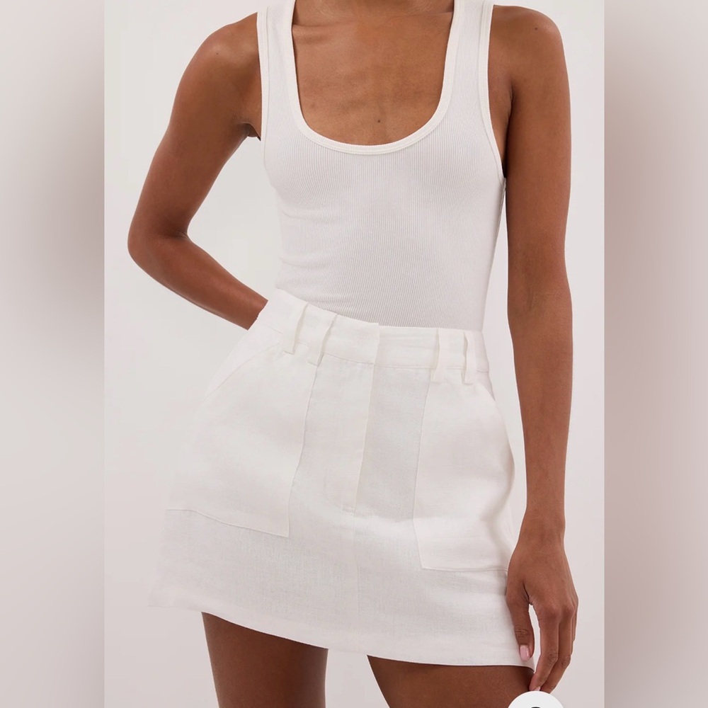 DISSH Eva Natural Linen Skirt/Skort